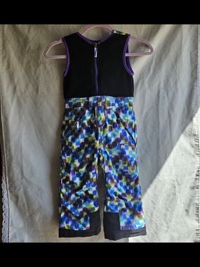 Arctix Girls Snow Bib Overalls 5T Purple Blue Colorful Winter Ski Pants